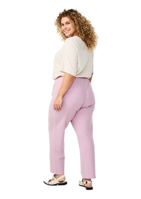 ZIZZI ELEGANCKIE RÓŻOWE SPODNIE PROSTA NOGAWKA 007A