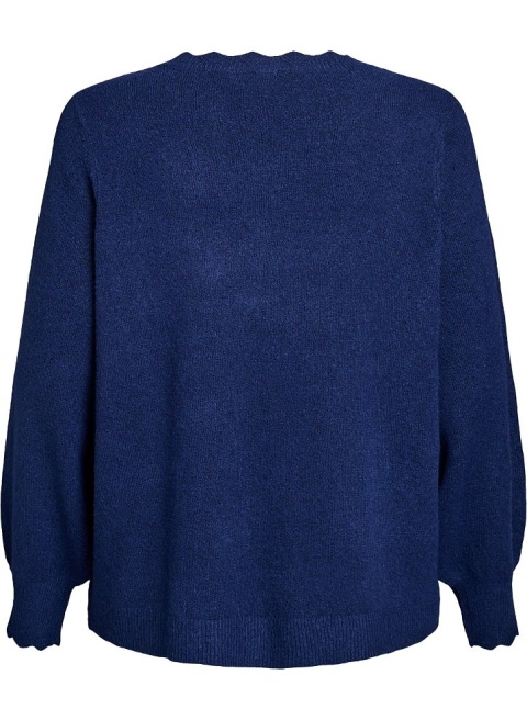 ZIZZI GRANATOWY SWETER BLUZKA DZIANINA 474A