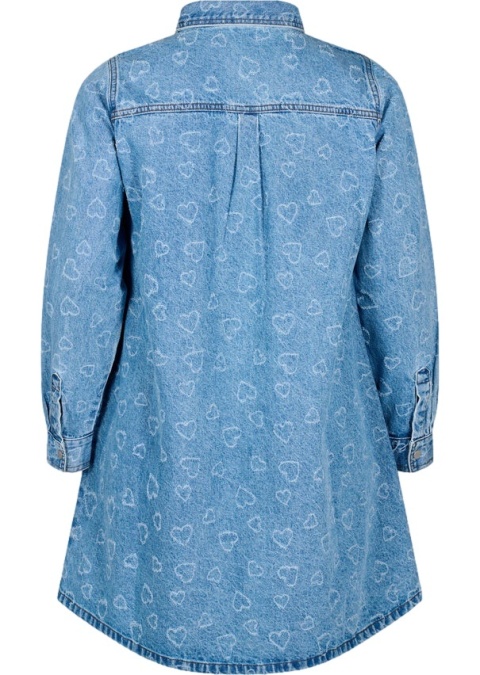 ZIZZI JEANSOWA SUKIENKA GUZIKI WZÓR 044C