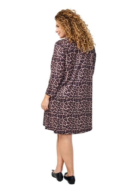 ZIZZI ŚLICZNA SUKIENKA KIESZENIE PANTERKA 055A