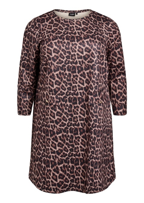 ZIZZI ŚLICZNA SUKIENKA KIESZENIE PANTERKA 055A