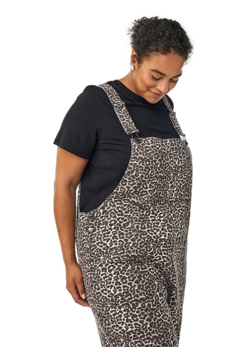 ZIZZI JEANSOWE OGRODNICZKI PANTERKA KIESZENIE 102B