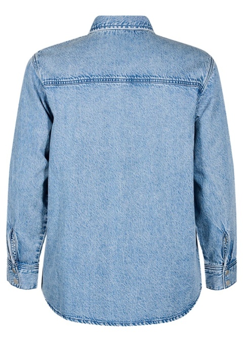 ZIZZI NIEBIESKA JEANSOWA KOSZULA KIESZENE 085A ZIZZI NIEBIESKA JEANSOWA KOSZULA KIESZENE 085A