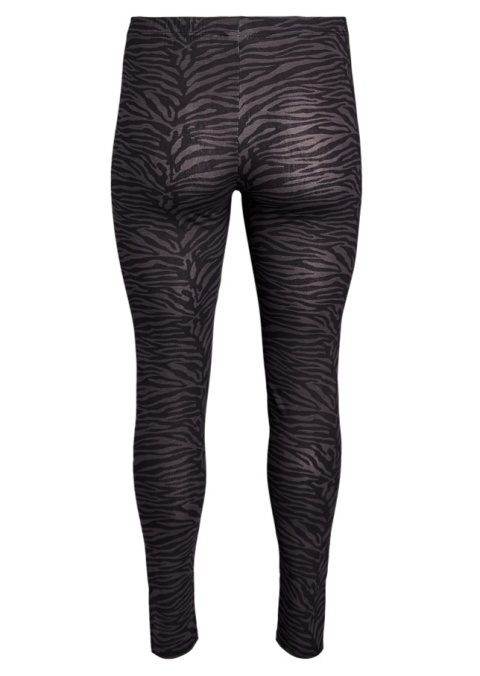 ZIZZI WYGODNE LEGGINSY WZÓR ZEBRA 011D