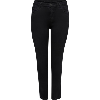 ADIA SPODNIE JEANSY PROSTE CZARNE A177