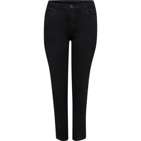 ADIA SPODNIE JEANSY PROSTE CZARNE A177