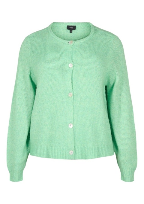ZIZZI ZIELONY DZIANINOWY SWETER KARDIGAN 415A