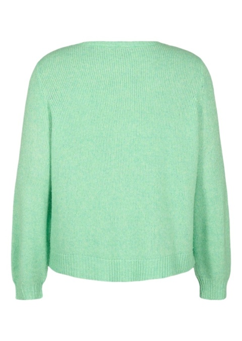 ZIZZI ZIELONY DZIANINOWY SWETER KARDIGAN 415A