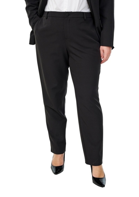 ZIZZI ELEGANCKIE PROSTE SPODNIE CZARNE 377C