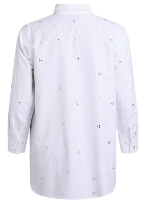 ZIZZI KLASYCZNA BIAŁA KOSZULA KRYSZTAŁKI 242A