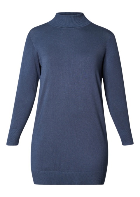 ADIA GRANATOWA DZIANINIOWA SUKIENKA GOLF A189