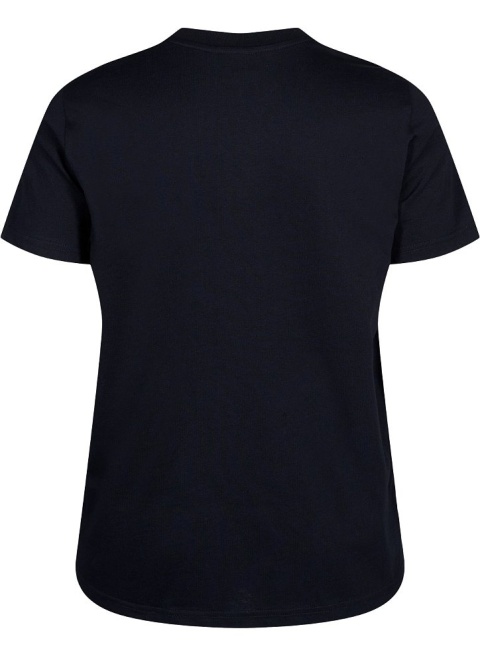 ZIZZI CZARNY T-SHIRT BAWEŁNA 264A