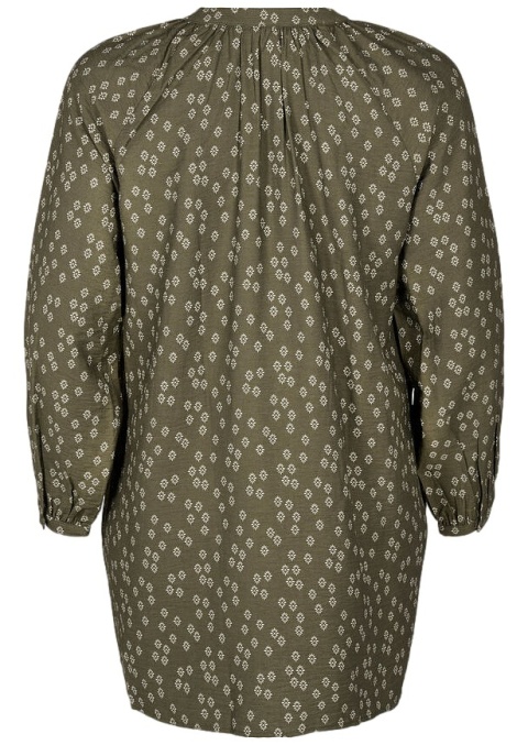 ZIZZI DŁUGA KOSZULA TUNIKA WZÓR WISKOZA 492B