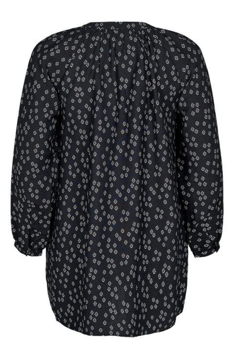 ZIZZI ELEGANCKA CZARNA TUNIKA WZÓR 492B