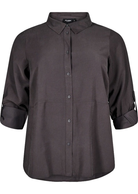 ZIZZI PIĘKNA CIEMNOSZARA KOSZULA 053A