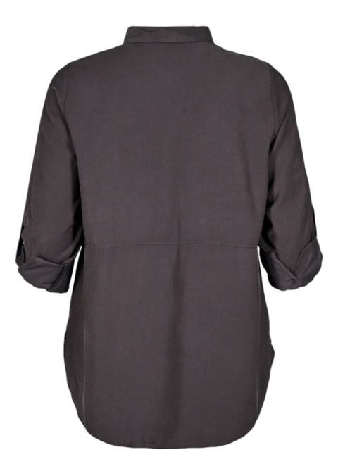 ZIZZI PIĘKNA CIEMNOSZARA KOSZULA 053A