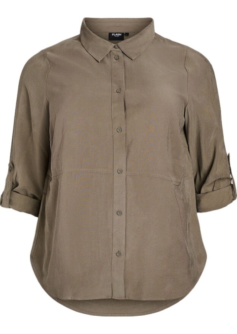 ZIZZI PIĘKNA ZIELONA KOSZULA 053A