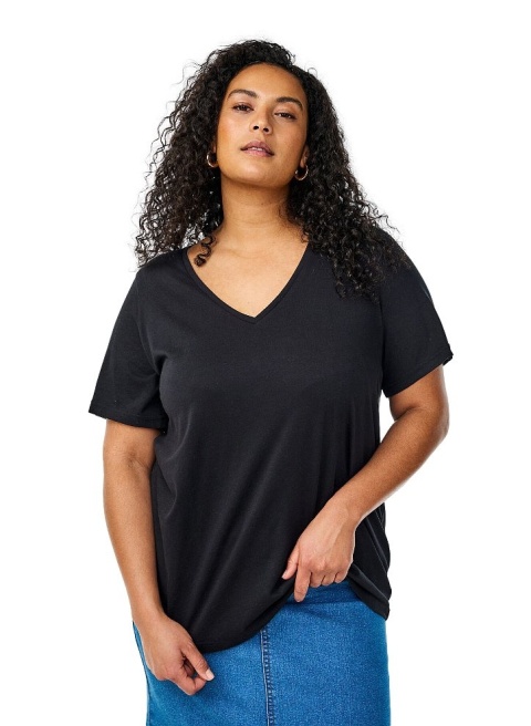 ZIZZI WYOGDNA CZARNA KOSZULKA T-SHIRT 002J