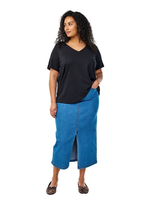 ZIZZI WYOGDNA CZARNA KOSZULKA T-SHIRT 002J