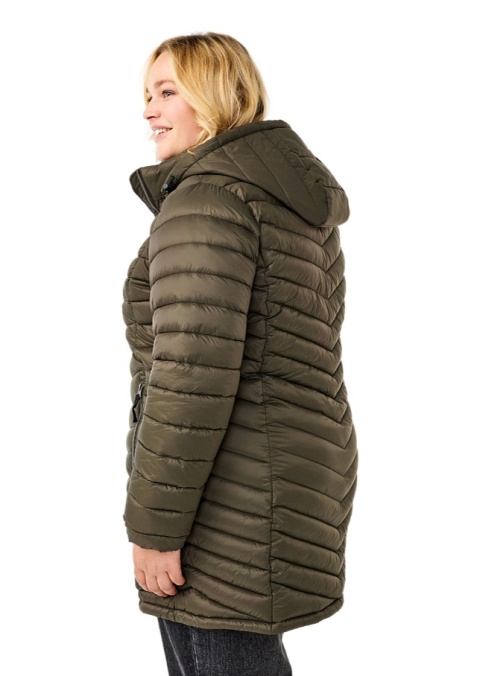 ZIZZI PRZEJŚCIOWA PIKOWANA KURTKA OLIWKOWA 734G