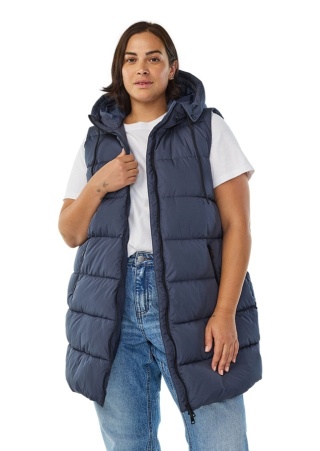 ZIZZI FANTASTYCZNY BEZRĘKAWNIK KAMIZELKA GRANATOWY 081A