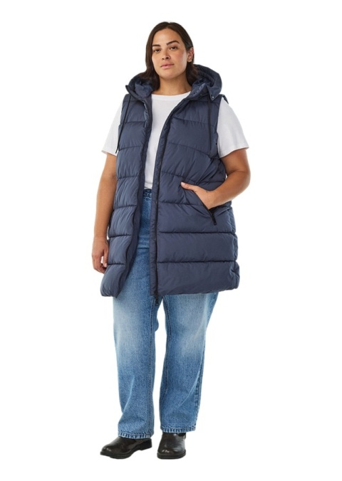 ZIZZI FANTASTYCZNY BEZRĘKAWNIK KAMIZELKA GRANATOWY 081A