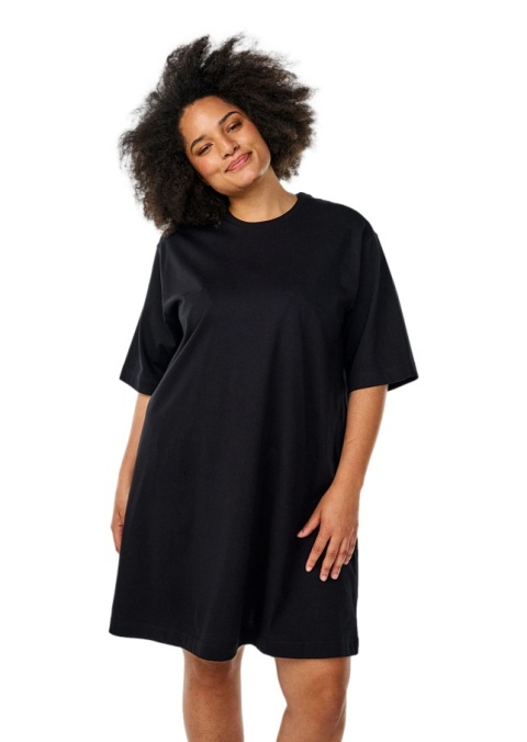 ZIZZI CZARNA SUKIENKA T-SHIRTOWA BAWEŁNA 690A
