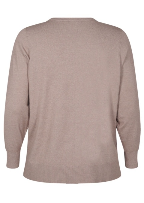 ZIZZI WYGODNA SZARA BLUZKA DZIANINOWA 368A