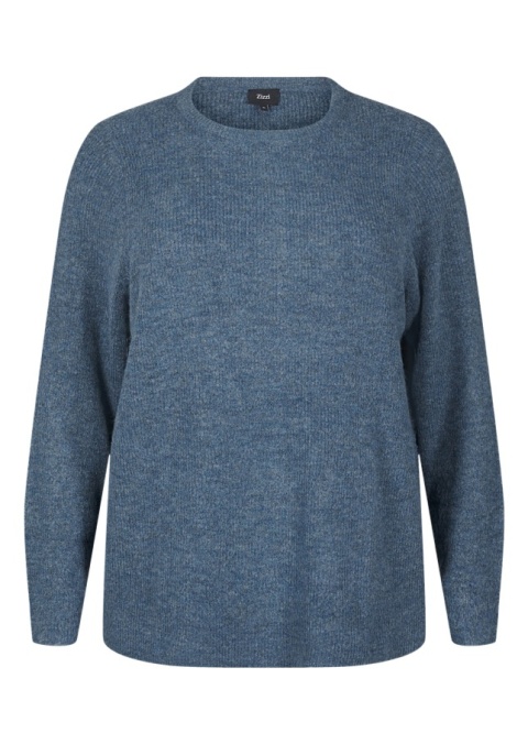 ZIZZI NIEBIESKA BLUZKA DZIANINOWA SWETER 192A