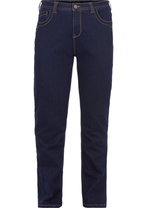 ZIZZI KLASYCZNE GRANATOWE SPODNIE JEANSY ZWĘŻANE 390B N78