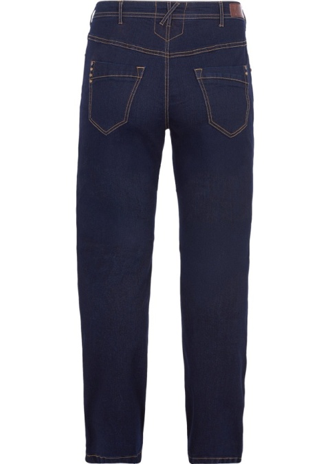 ZIZZI KLASYCZNE GRANATOWE SPODNIE JEANSY ZWĘŻANE 390B N78