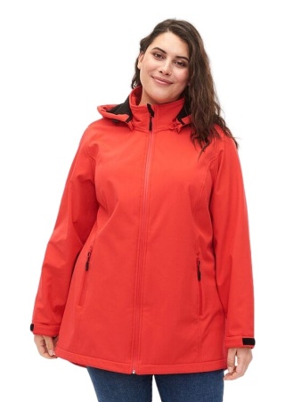 ZIZZI CZERWONA KURTKA SOFTSHELL 168B