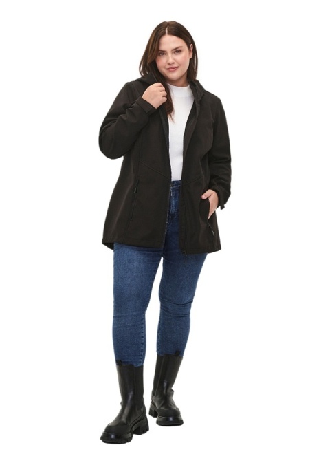 ZIZZI CZARNA PRZEJŚCIOWA KURTKA SOFTSHELL 738K