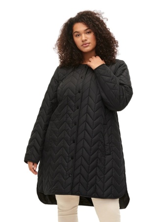 ZIZZI CZARNA PRZEJŚCIOWA KURTKA PIKOWANA 127B