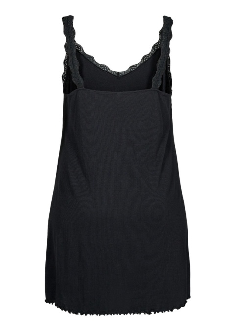 ZIZZI CZARNA PRĄŻKOWANA KOSZULA NOCNA 500X