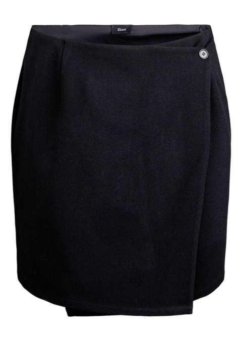 ZIZZI CZARNA KOPERTOWA SPÓDNICA MINI 201A