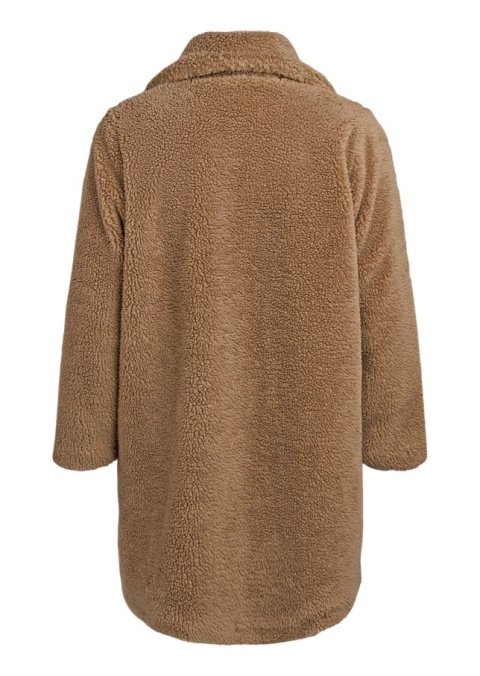 ZIZZI BEŻOWA PLUSZOWA KURTKA PŁASZCZ 529A