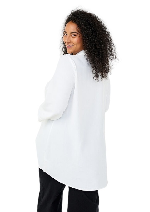 ZIZZI BIAŁA KOSZULA TUNIKA BAWEŁNA 054B