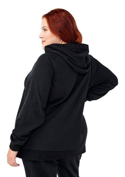 ZIZZI CZARNA BLUZA KARDIGAN ZASUWANA 521F