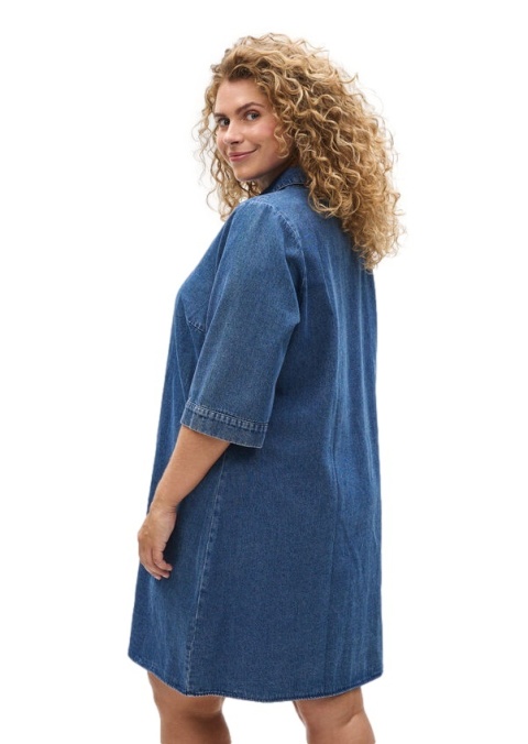 ZIZZI MODNA JEANSOWA SUKIENKA TUNIKA SUWAK 116A