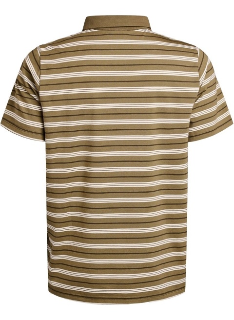 ZIZZI MODNA KOSZULKA BLUZKA POLO KHAKI PASKI 611C