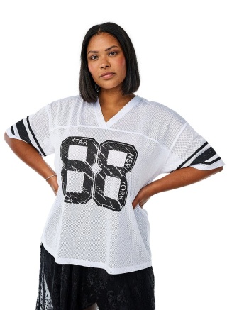 ZIZZI MODNA KOSZULKA T-SHIRT NADRUK STRUKTURA 657A