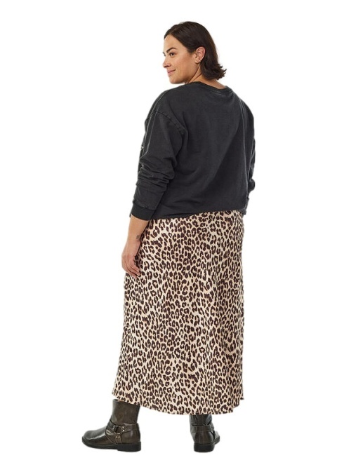 ZIZZI MODNA SZARA BLUZA NADRUK 176A