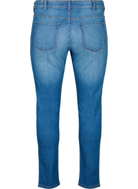 ZIZZI NIEBIESKIE SPODNIE JEANSY SLIM FIT N82 009D