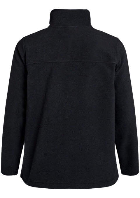 ZIZZI WYGODNA KURTKA POLAR CZARNA 154B