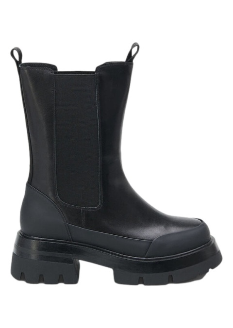 ZIZZI SZEROKIE SKÓRZANE BUTY MASYWNA PODESZWA 021A