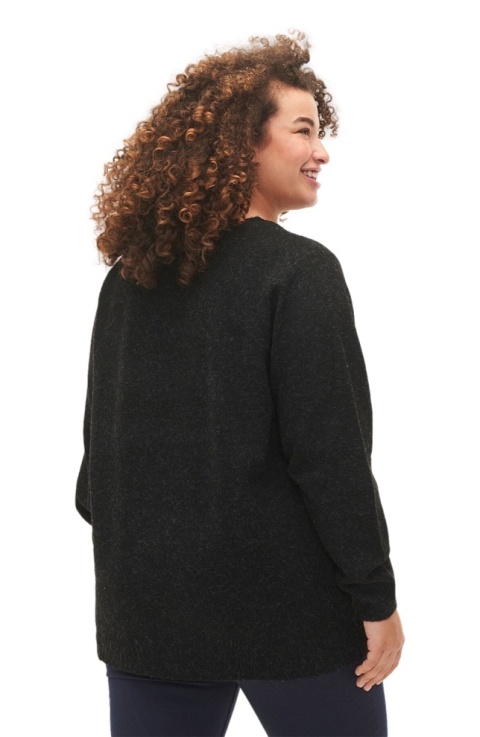 ZIZZI UROCZY CZARNY SWETER 176A