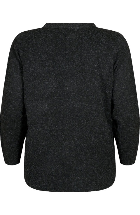 ZIZZI UROCZY CZARNY SWETER 176A