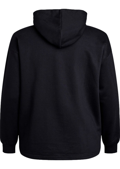 ZIZZI WYGODNA CZARNA BLUZA KAPTUR 085C