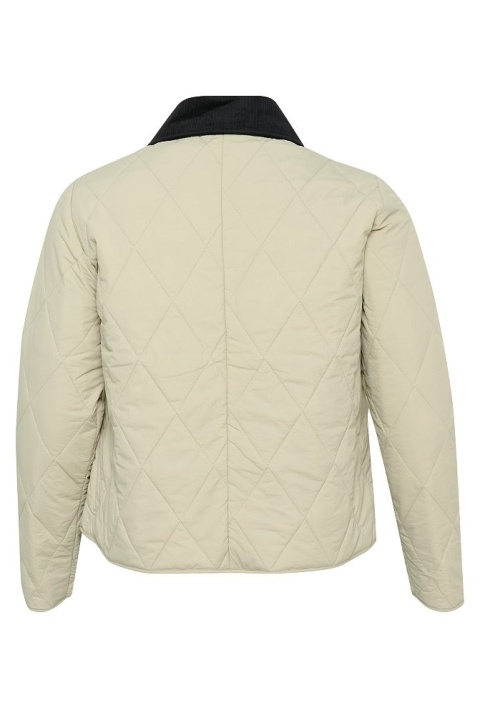 KAFFE ELEGANCKA KURTKA PIKOWANA BEŻOWA K497